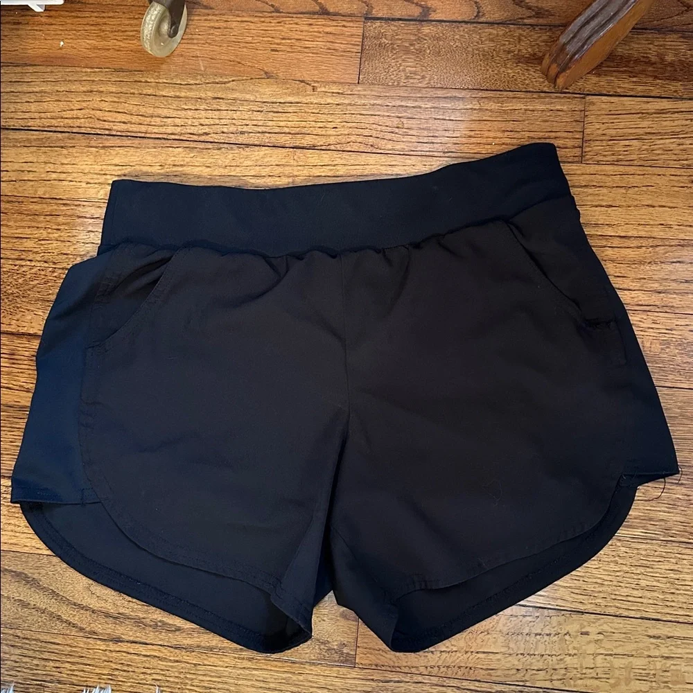 Tek Gear Drytek Black Polyester/Spandex Athletic Shorts‎